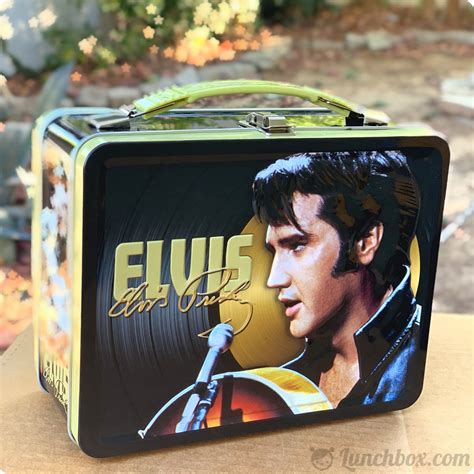 elvis presley metal lunch box|ELVIS PRESLEY .